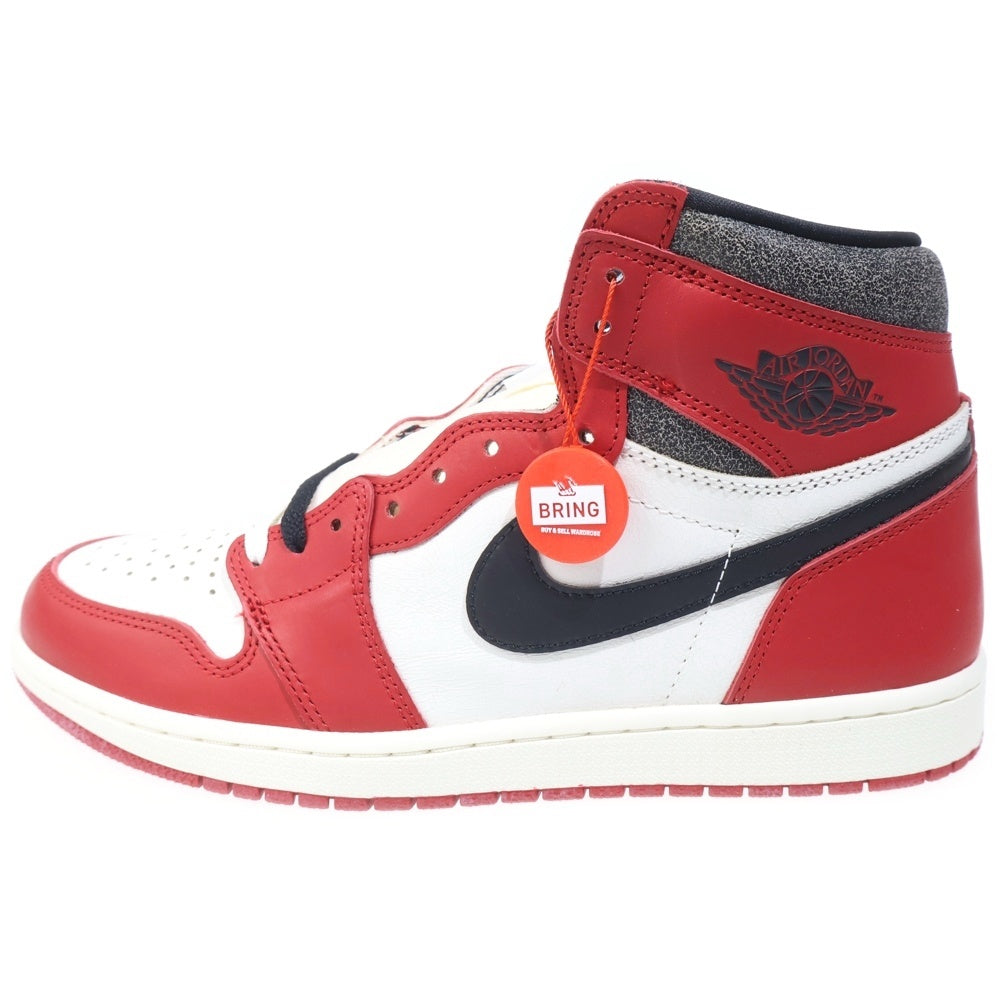 NIKE(ナイキ) AIR JORDAN 1 LOST & FOUND CHICAGO エアジョーダン1 ロスト ファウンド シカゴ ハイカットスニーカー ホワイト/レッド/ブラック US11/29cm DZ5485-612