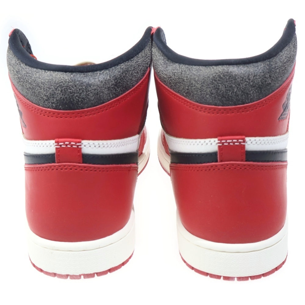 NIKE(ナイキ) AIR JORDAN 1 LOST & FOUND CHICAGO エアジョーダン1 ロスト ファウンド シカゴ ハイカットスニーカー ホワイト/レッド/ブラック US11/29cm DZ5485-612