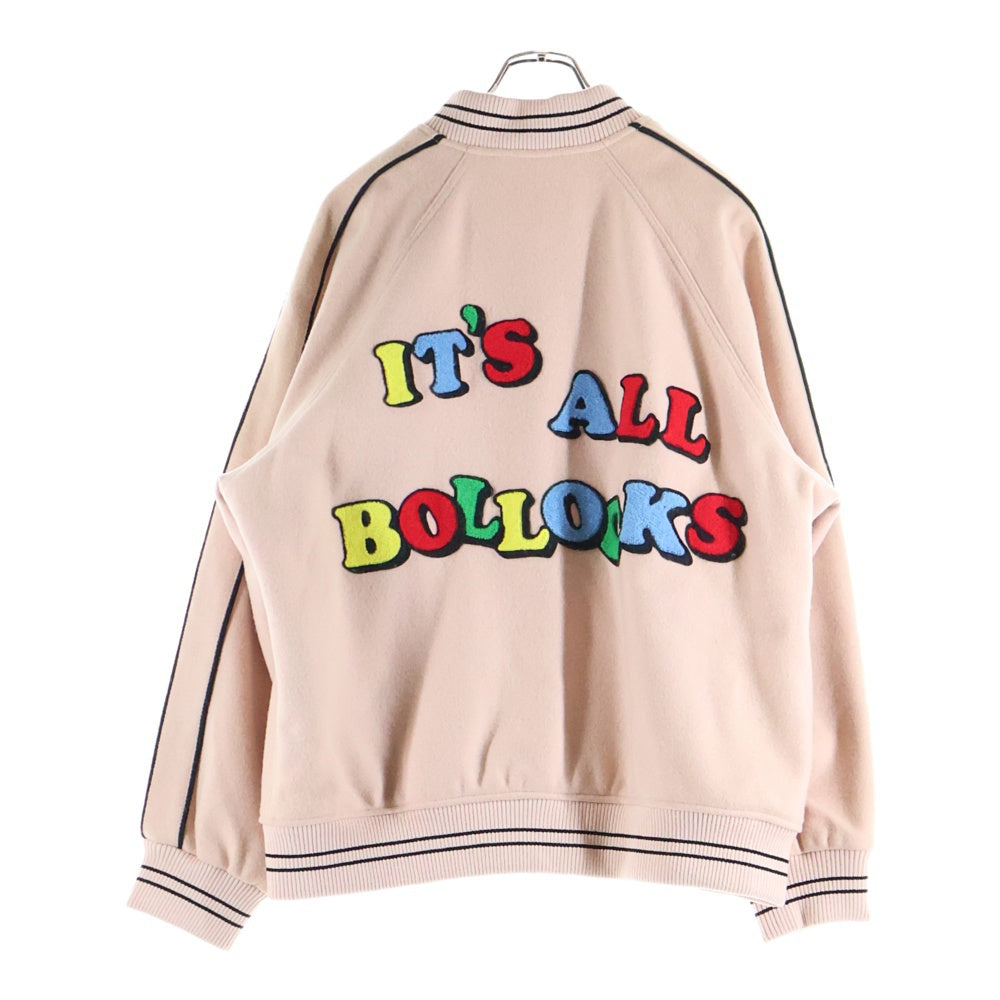 SUPREME(シュプリーム) 21SS Jamie Reid It's All Bollocks Varsity Jacket バーシティージャケット スタジャン ピンク
