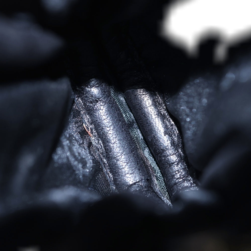 CHROME HEARTS(クロムハーツ) MICRO TAKA FNCY CHプラス マイクロタカ ファンシークリップ キーチェーン レザー ミニポーチ コインケース ブラック/シルバー