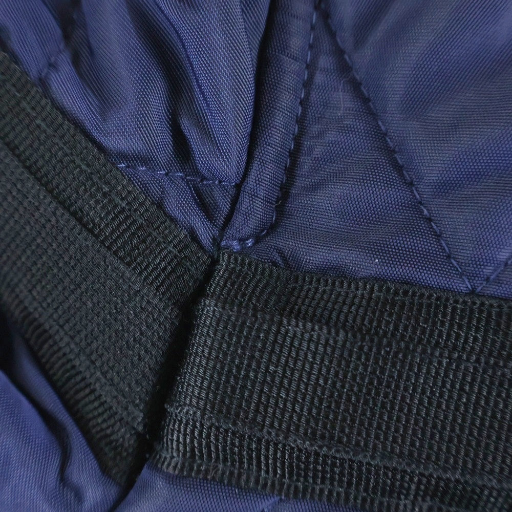 BURBERRY(バーバリー) コーデュロイ ナイロン切替 キルティング ボンバージャケット ブルゾン ネイビー 8061667