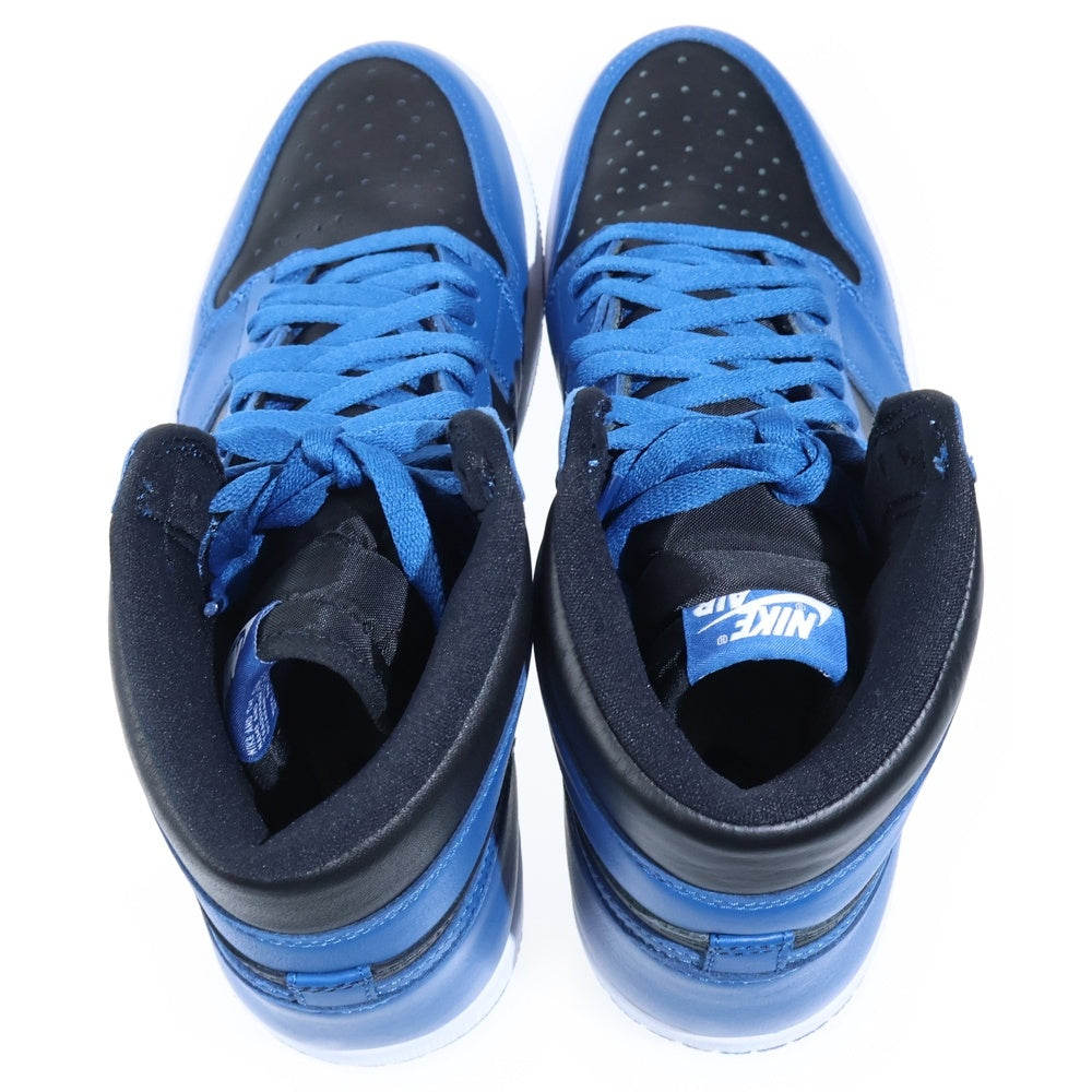 NIKE(ナイキ) AIR JORDAN1 RETRO OG DARK MARINA BLUE エアジョーダン レトロ ダークマリーナブルー ハイカットスニーカー ブラック/ブルー US11/29cm 555088-404