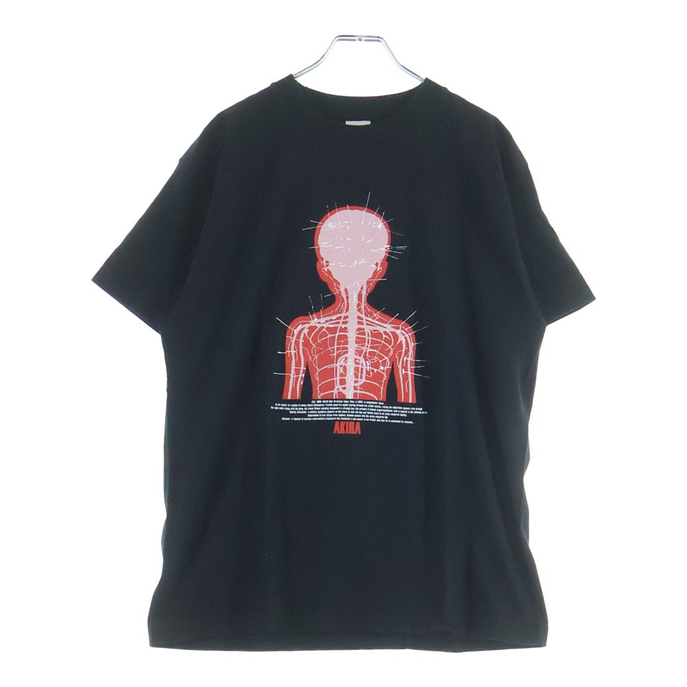 VINTAGE(ヴィンテージ) 00s AKIRA Tee アキラ Printstar タグ 正面プリント マガジン特典 クルーネック半袖Tシャツカットソー ブラック