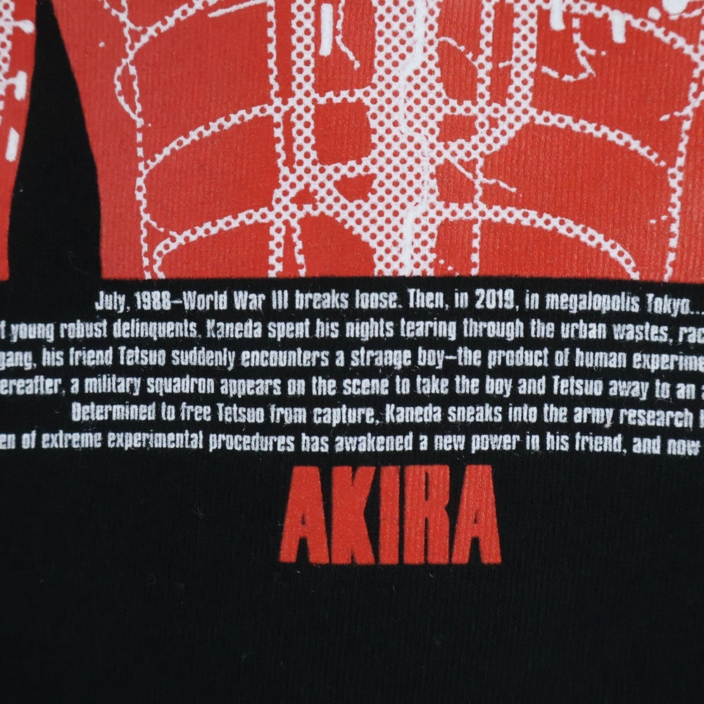 VINTAGE(ヴィンテージ) 00s AKIRA Tee アキラ Printstar タグ 正面プリント マガジン特典 クルーネック半袖Tシャツカットソー ブラック