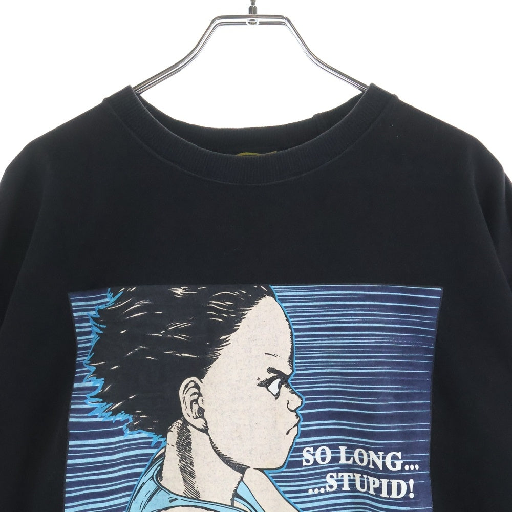 VINTAGE(ヴィンテージ) 90s AKIRA Tee アキラ DUB FACTORY タグ 正面鉄男プリント クルーネック半袖Tシャツカットソー ブラック