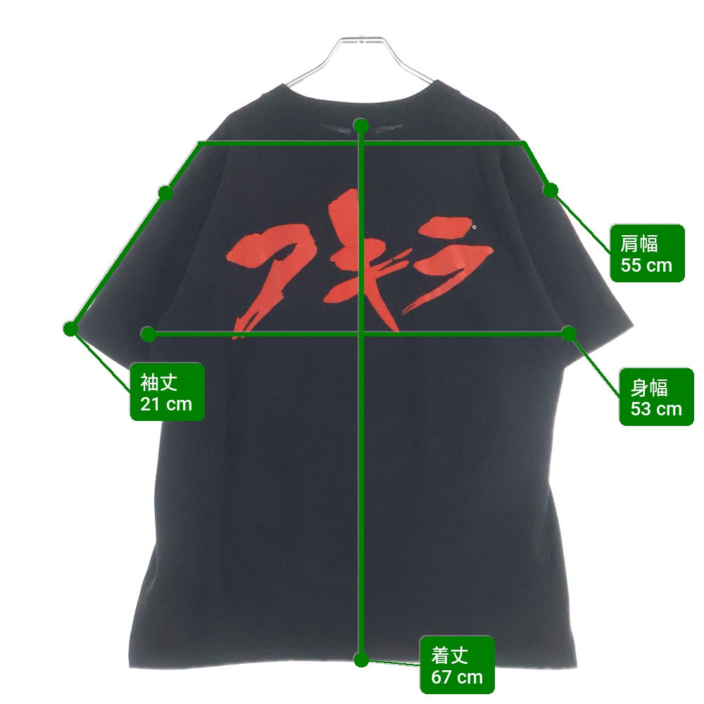 VINTAGE(ヴィンテージ) 80s AKIRA KANEDA EXPLODE TEE FASHION VICTIM ヴィンテージ アキラ クルーネック半袖Tシャツ ブラック