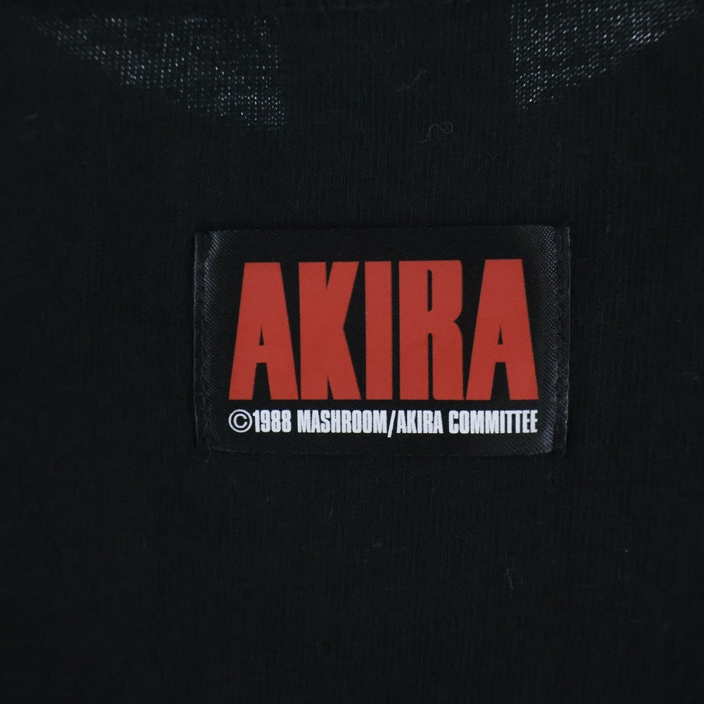 VINTAGE(ヴィンテージ) 00s AKIRA Tee アキラ Printstar タグ 正面プリント マガジン特典 クルーネック半袖Tシャツカットソー ブラック