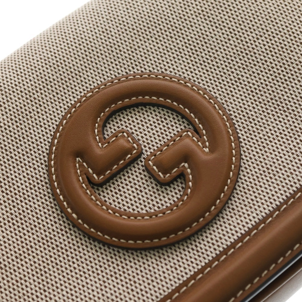 GUCCI(グッチ) Blondie ブロンディ GGロゴ レザー 2WAY チェーン ショルダーバッグ トップハンドルバッグ ブラウン 815714 HAAKF2545 レディース