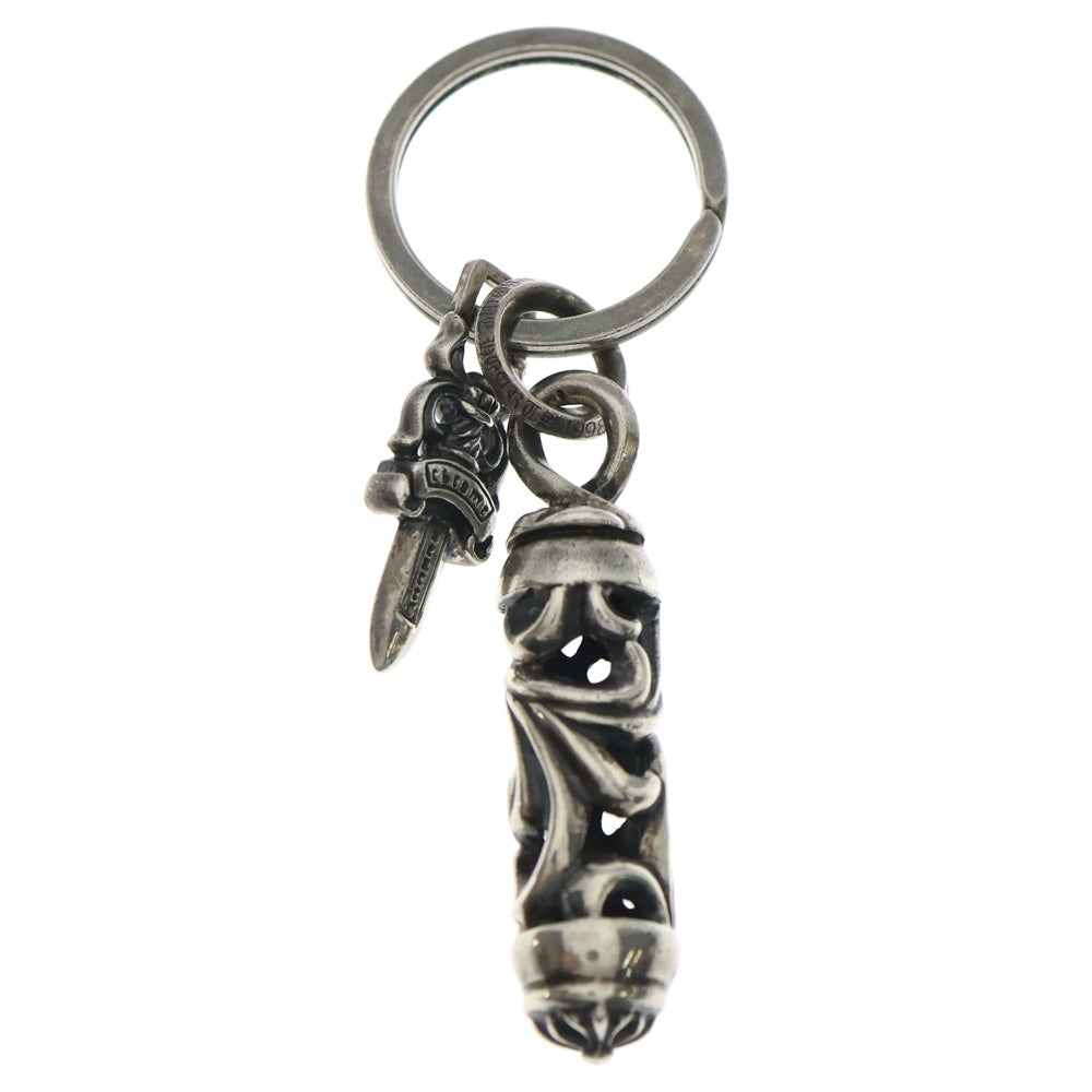 CHROME HEARTS(クロムハーツ) ROLLER&No5 DGGR ローラー#5ダガーキーリング シルバー