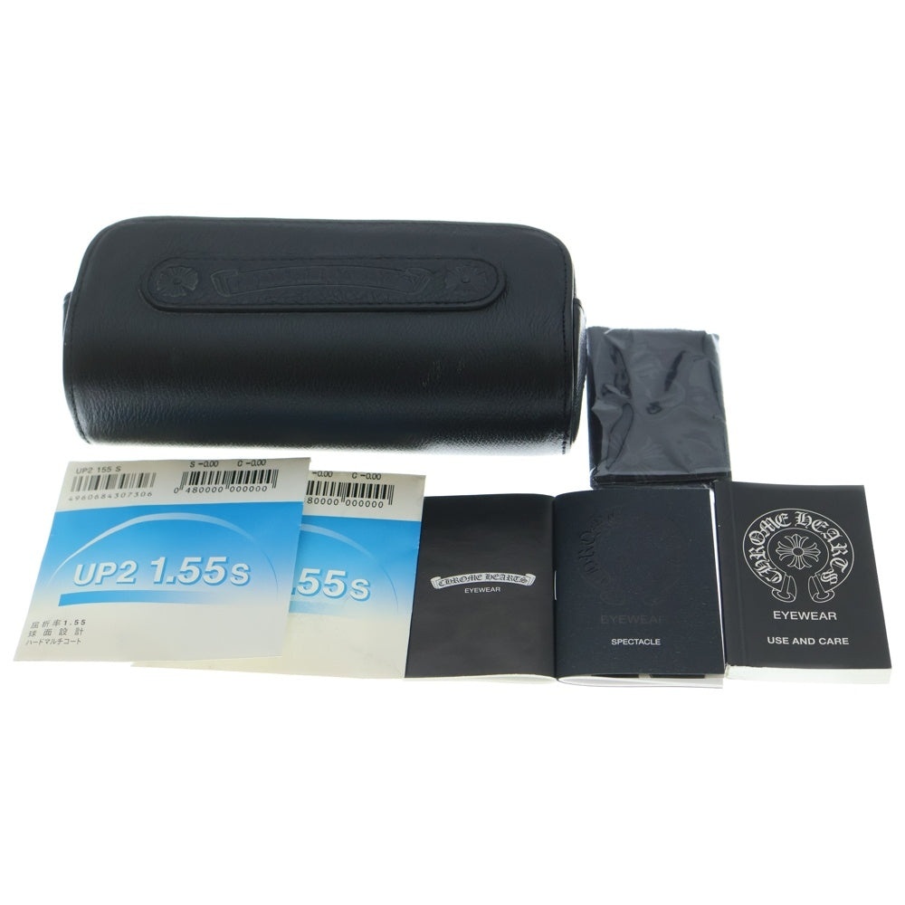 CHROME HEARTS(クロムハーツ) Dutch Rudder ダッチラダー アイウェア 眼鏡 クロス ブラック