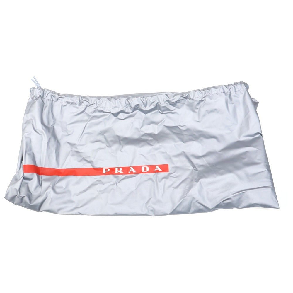 PRADA SPORT(プラダ スポーツ) パテントレザー レースアップ エナメル ハイカットスニーカー ブラック 4T 0341