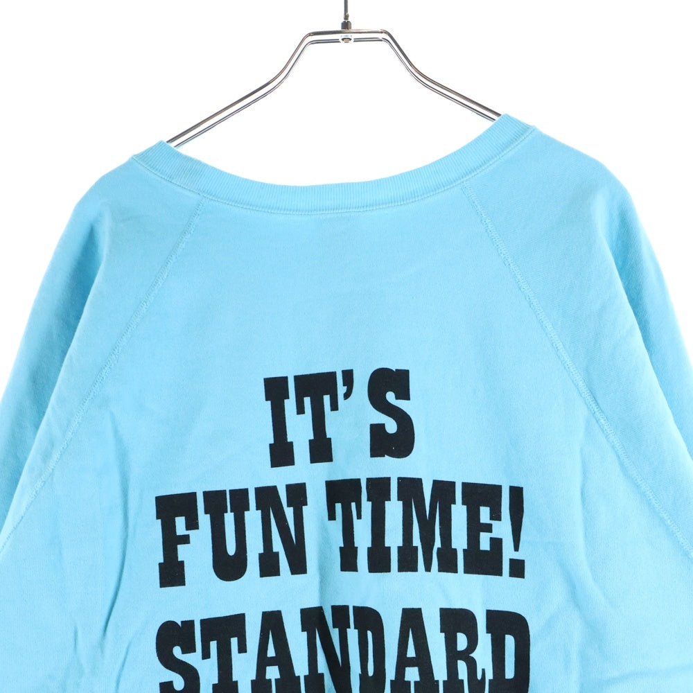 STANDARD CALIFORNIA(スタンダード カリフォルニア) 24SS × PEANUTS&Co SNOOPY SD COWABUNGA CREW SWEAT ピーナッツ スヌーピー クルーネック スウェットトレーナー ブルー