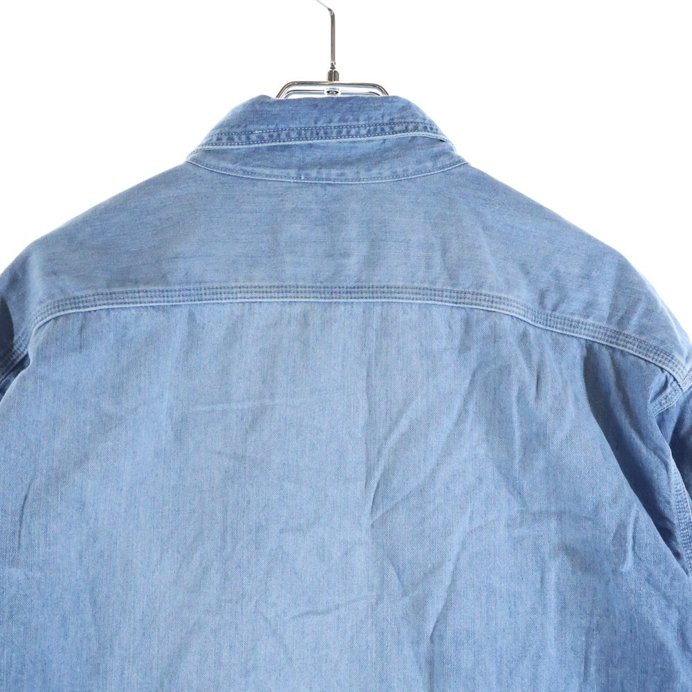 STANDARD CALIFORNIA(スタンダード カリフォルニア) 20SS SD Denim Work Shirt ステンシルロゴ デニム ワーク長袖シャツ インディゴ