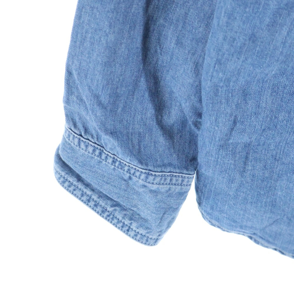STANDARD CALIFORNIA(スタンダード カリフォルニア) 20SS SD Denim Work Shirt ステンシルロゴ デニム ワーク長袖シャツ インディゴ
