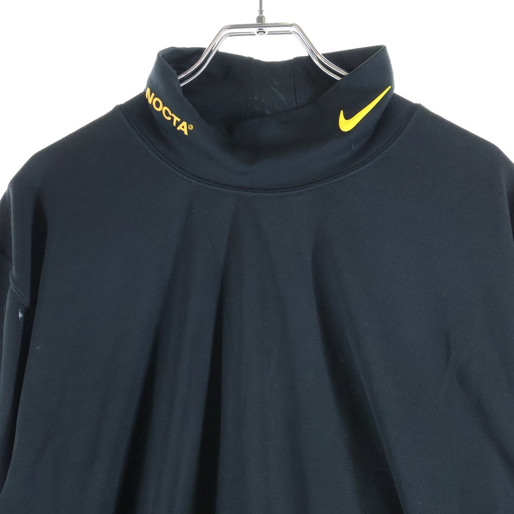 NIKE(ナイキ) × DRAKE NOCTA M NRG AU MOCK NECK ESS ドレイク ノクタ モックネック ドライフィット ロングスリーブ 長袖Tシャツ ブラック DA3938-010