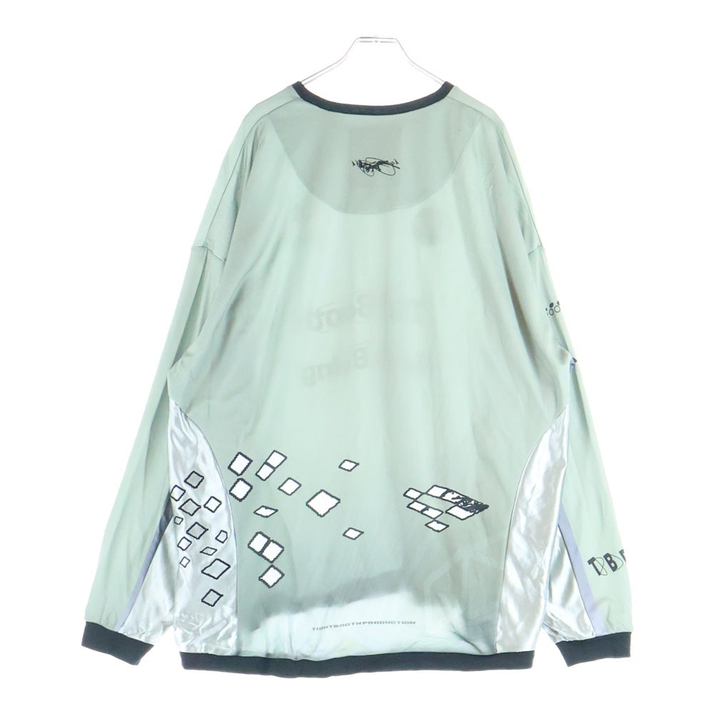 TIGHTBOOTH(タイトブース) 25SS × SauRas Being L/S SOCCER JERSEY ソーラス ビーイング ロングスリーブ サッカージャージ 長袖Tシャツ カーキ SS25-SRB03