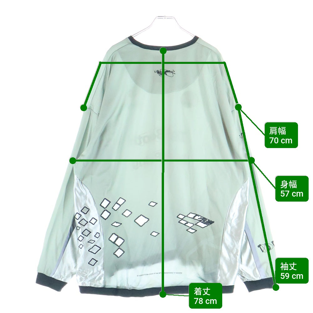 TIGHTBOOTH(タイトブース) 25SS × SauRas Being L/S SOCCER JERSEY ソーラス ビーイング ロングスリーブ サッカージャージ 長袖Tシャツ カーキ SS25-SRB03