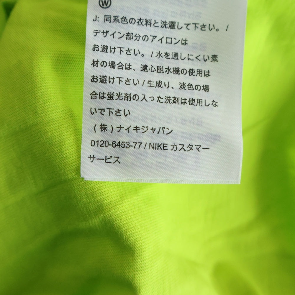 NIKE(ナイキ) × Off-White NRG A6 Tee トロンプルイユ プリント クルーネック 半袖Tシャツ カットソー イエロー BQ0827-389