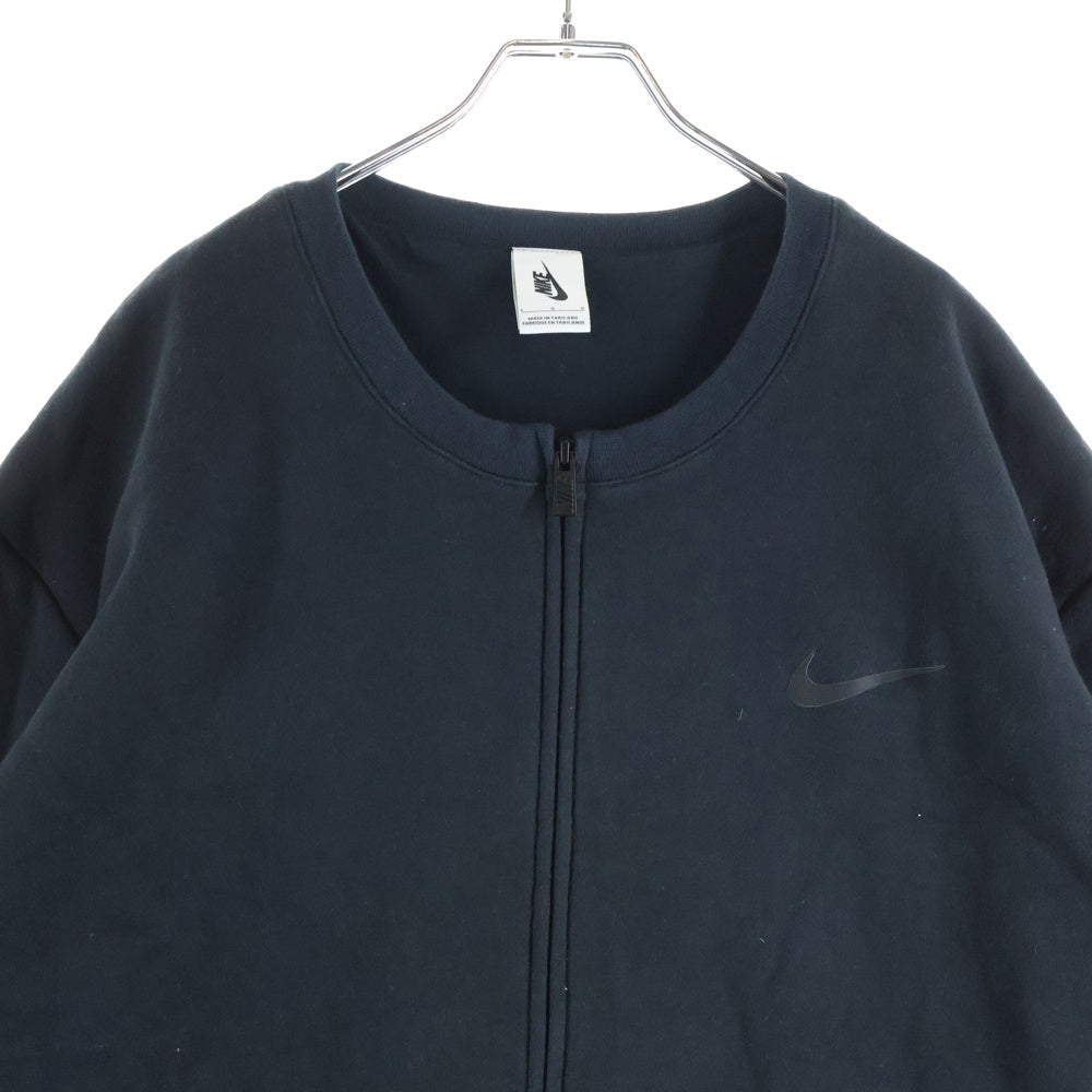 NIKE(ナイキ) × FEAR OF GOD WARM UP TOP フィアオブゴッド ウォームアップ ジップアップ 半袖スウェットトレーナー ブラック AR0629-010