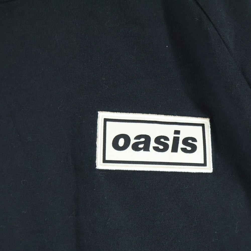 adidas(アディダス) × OASIS TOUR live'25 3-STRIPE L/S TEE オアシス ツアー スリーストライプ ロングスリーブ 長袖Tシャツ カットソー ブラック KT3428