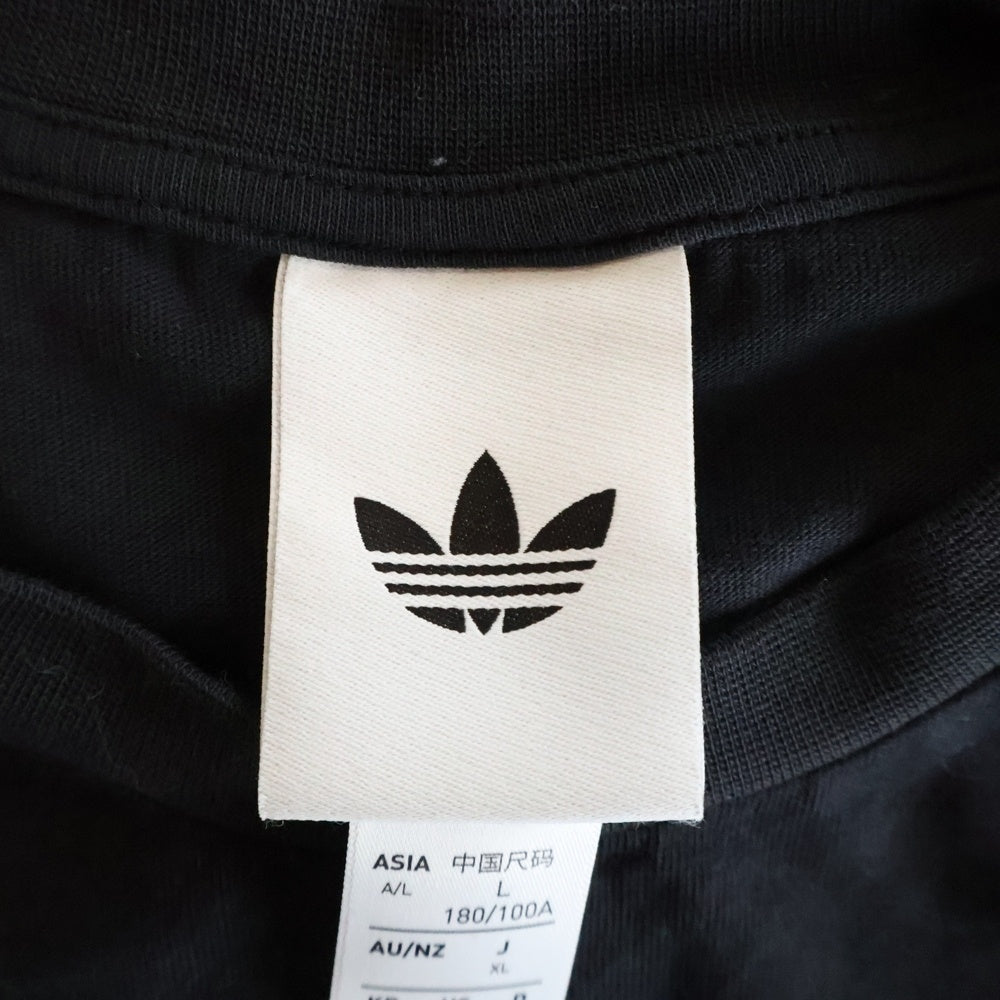 adidas(アディダス) × OASIS TOUR live'25 3-STRIPE L/S TEE オアシス ツアー スリーストライプ ロングスリーブ 長袖Tシャツ カットソー ブラック KT3428