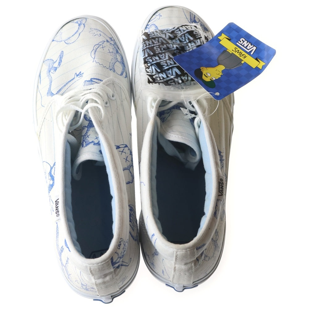 VANS(ヴァンズ) 2007 × The Simpsons × KAWS Chukka Boot LX シンプソンズ カウズ 世界100足限定 チャッカブーツ ハイカットスニーカー ホワイト US10/28cm VN-0EHAXTN