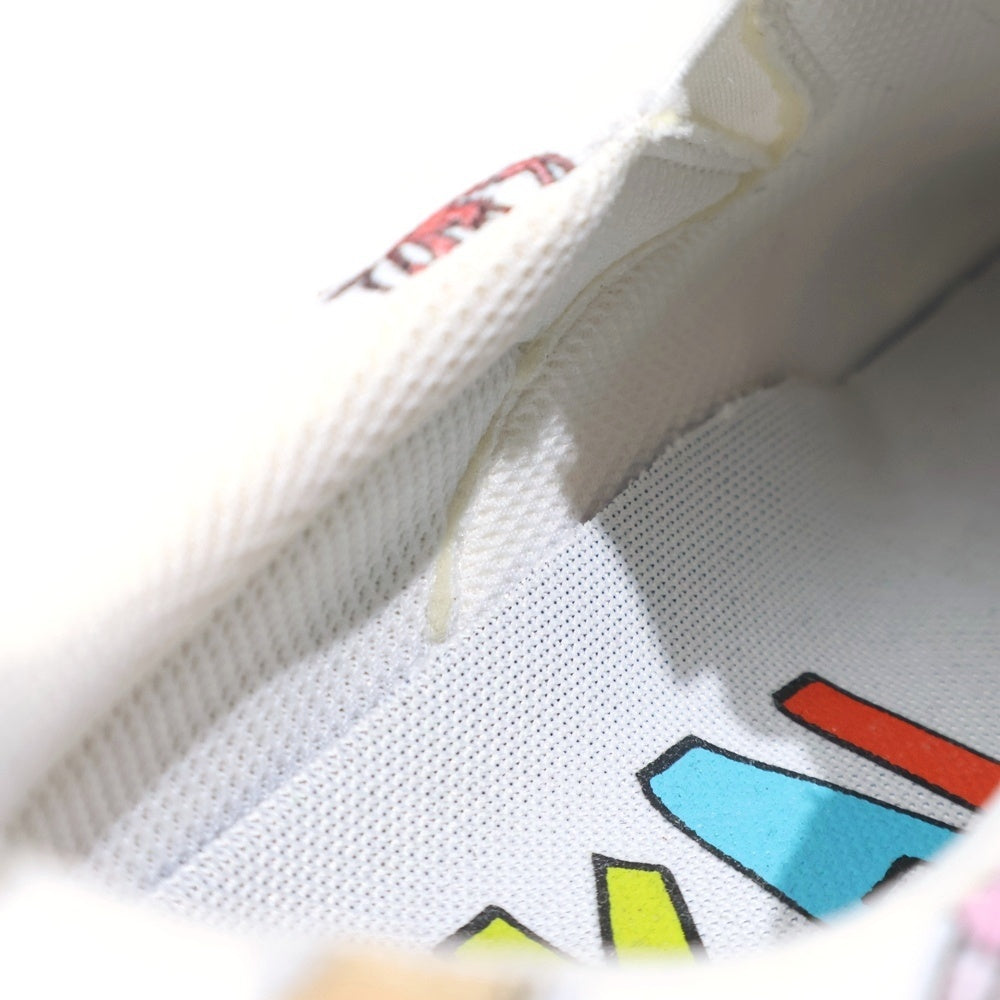 LAKAI(ラカイ) 2018 × POROUS WALKER OWEN VLK SHOES CANVAS ポーラスウォーカー キャンバス 総柄 スリッポン ローカットスニーカー ホワイト US9.5/27.5cm