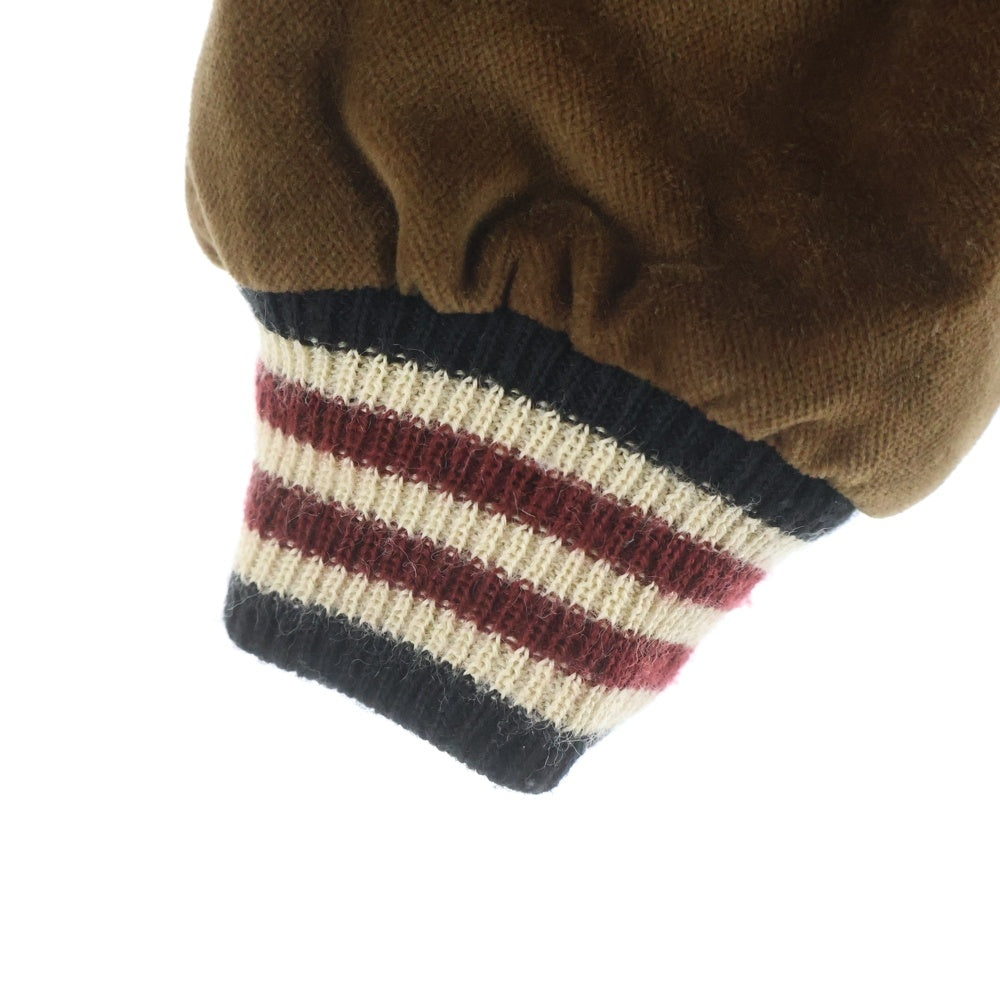 TAILOR TOYO(テーラー東洋) 別珍 JESEE ジェシー リバーシブル ベロア スカジャン ブラウン/ブルー TT10842