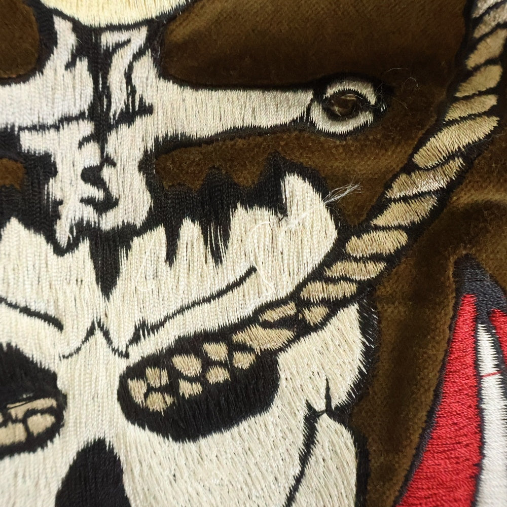 TAILOR TOYO(テーラー東洋) 別珍 JESEE ジェシー リバーシブル ベロア スカジャン ブラウン/ブルー TT10842