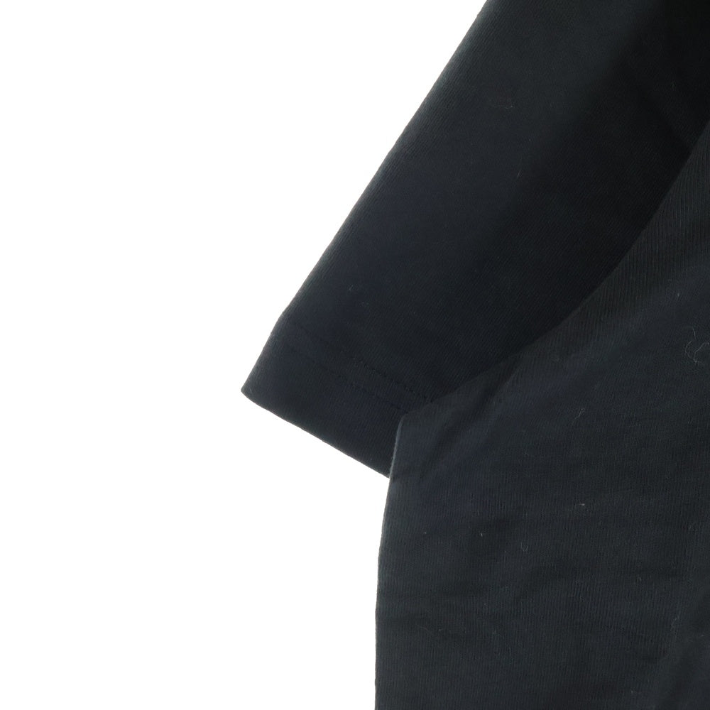 DIESEL(ディーゼル) T-ADJUST-BIGOVAL ロゴ コットンジャージー レギュラーフィット クルーネック半袖Tシャツ カットソー ブラック A17402