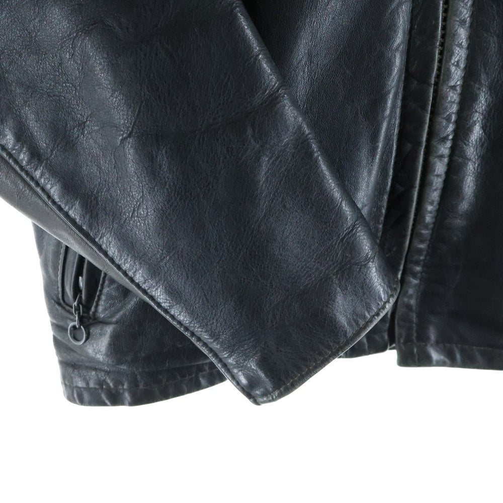 SCHOTT(ショット) シングルライダース レザージャケット ブラック 1312