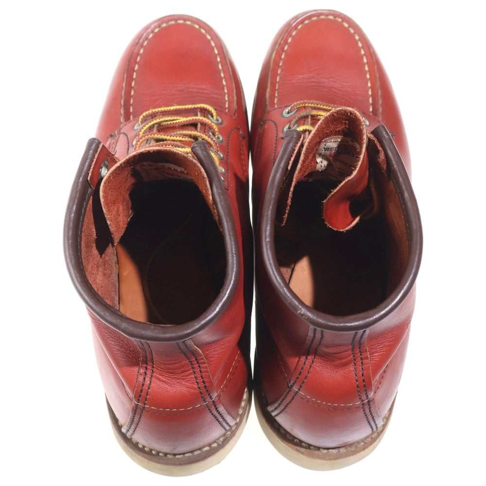 RED WING(レッド ウイング) 00-90SS 8875 刺繍羽タグ IRISH SETTER MOC TOE CLASSIC WORK BOOTS アイリッシュセッター モックトゥ レザー クラシック ワークブーツ ブラウン