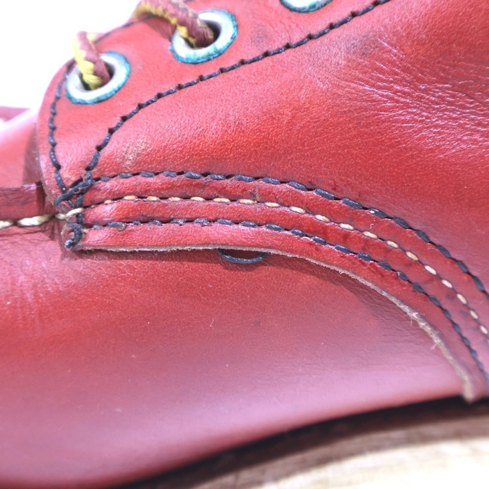 RED WING(レッド ウイング) 00-90SS 8875 刺繍羽タグ IRISH SETTER MOC TOE CLASSIC WORK BOOTS アイリッシュセッター モックトゥ レザー クラシック ワークブーツ ブラウン