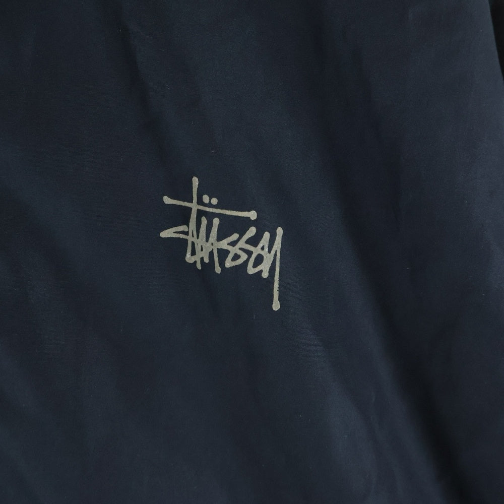 STUSSY(ステューシー) 90s USA製 STUSSY SPORT Track Jacket ステューシー スポーツ ロゴプリント ジップアップフーディー トラックジャケット ブラック
