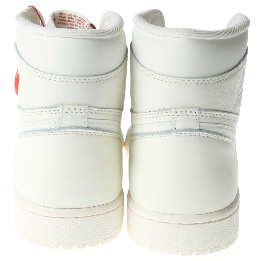 NIKE(ナイキ) AIR JORDAN 1 RETRO HIGH OG SAIL エアジョーダン1 レトロ ハイ OG セイル ハイカットスニーカー ホワイト US10/28cm 555088-114