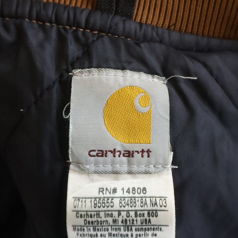 CARHARTT(カーハート) 10s DCK VEST 11年 メキシコ製 裏地キルティング 中綿 アクティブ ダック ベスト ベージュ
