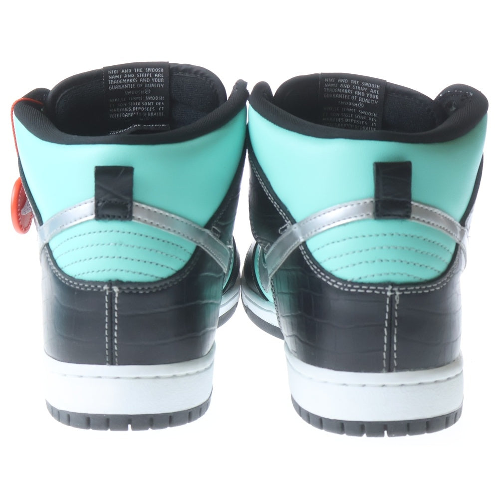 NIKE(ナイキ) ×DIAMOND SUPPLY DUNK HIGH PRM SB TIFFANY ダイアモンドサプライ ダンクハイ ティファニー ハイカットスニーカー US9.5/27.5cm 653599-400