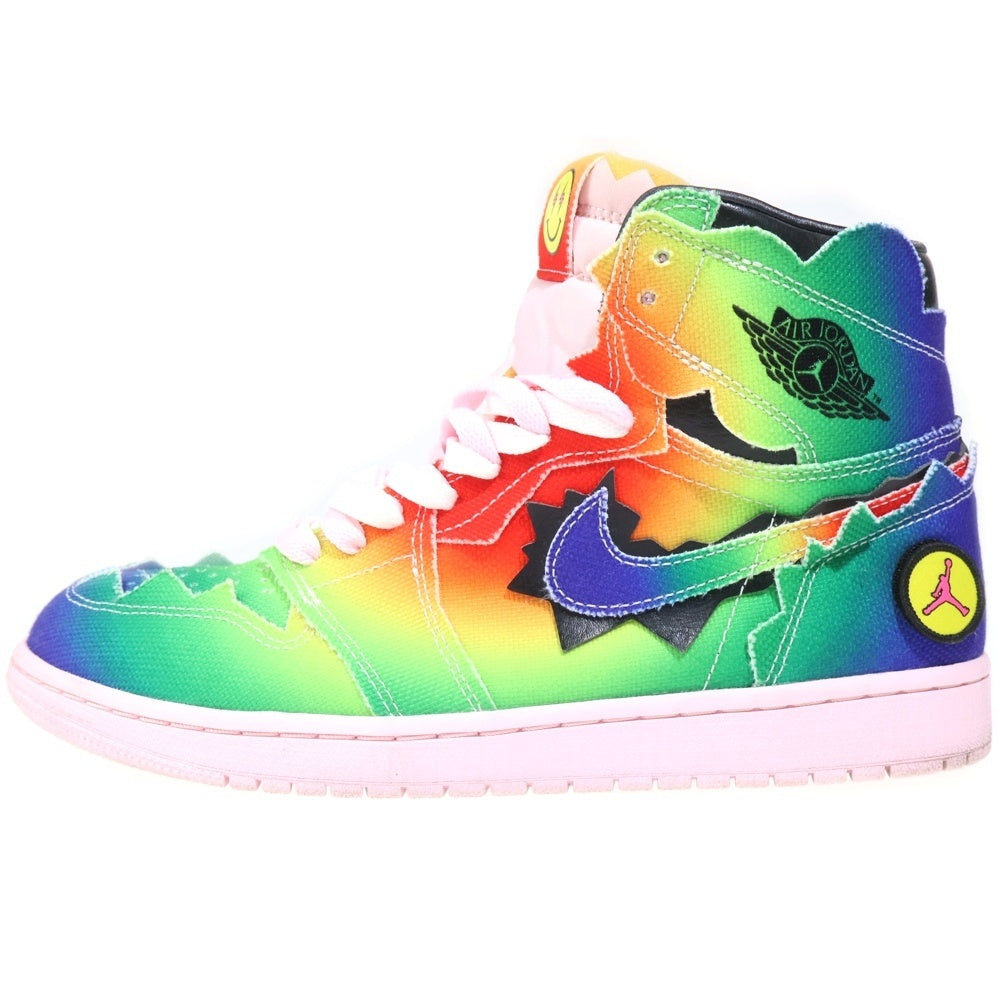 NIKE(ナイキ) ×J BALVIN NIKE AIR JORDAN 1 HIGH OG RAINBOW J バルビン エアジョーダン1 OG レインボー ハイカットスニーカー マルチ US9.5/27.5cm DC3481-900