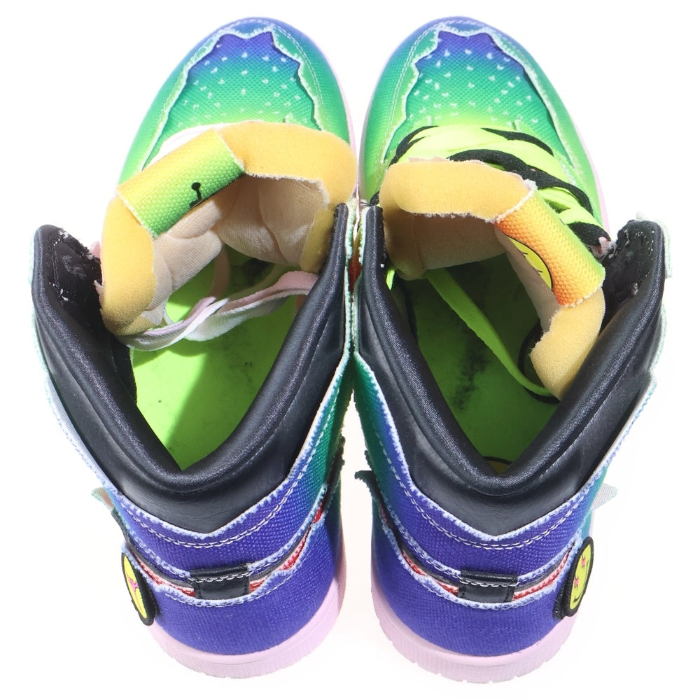 NIKE(ナイキ) ×J BALVIN NIKE AIR JORDAN 1 HIGH OG RAINBOW J バルビン エアジョーダン1 OG レインボー ハイカットスニーカー マルチ US9.5/27.5cm DC3481-900