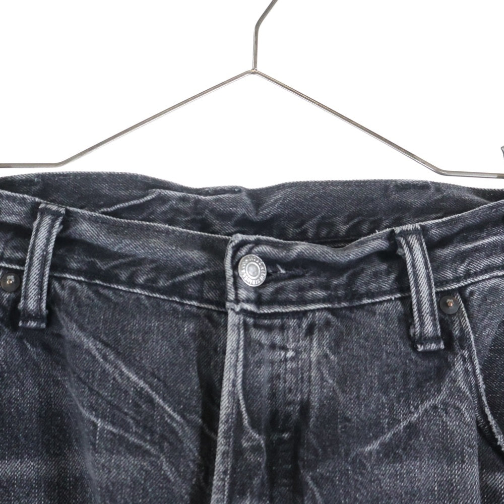 Levi's(リーバイス) 501 ボタン裏4001 メキシコ製 ボタンフライ ストレート デニムパンツ ブラック