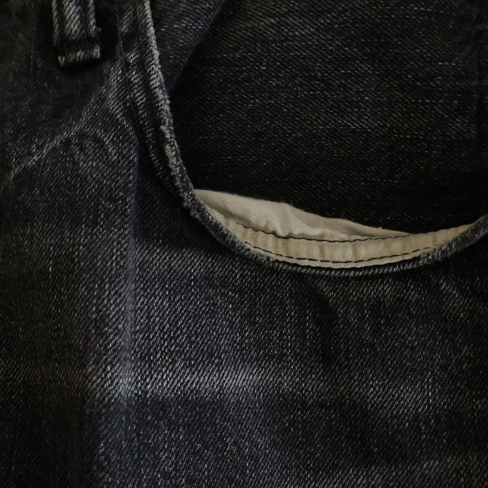 Levi's(リーバイス) 501 ボタン裏4001 メキシコ製 ボタンフライ ストレート デニムパンツ ブラック