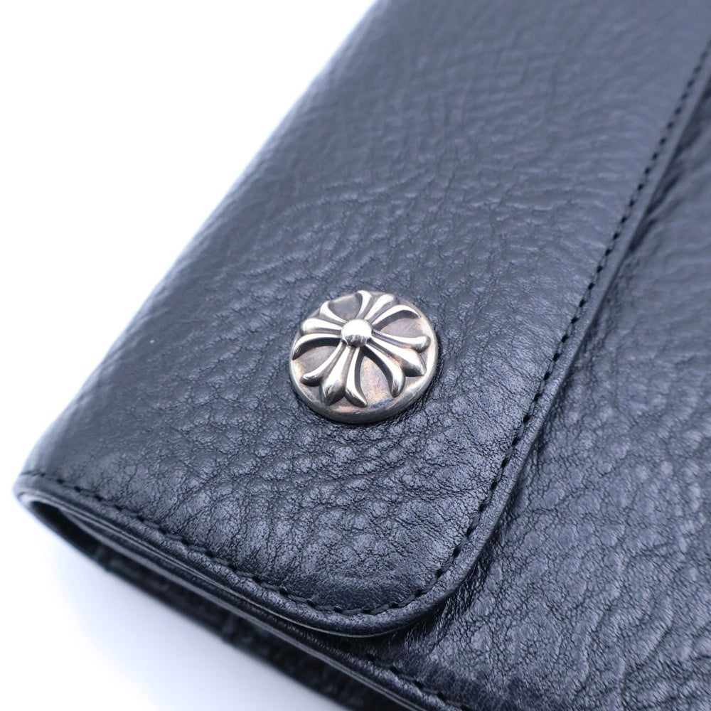 CHROME HEARTS(クロムハーツ) WAVE ウェーブ レザーウォレット 財布 ブラック BCA375