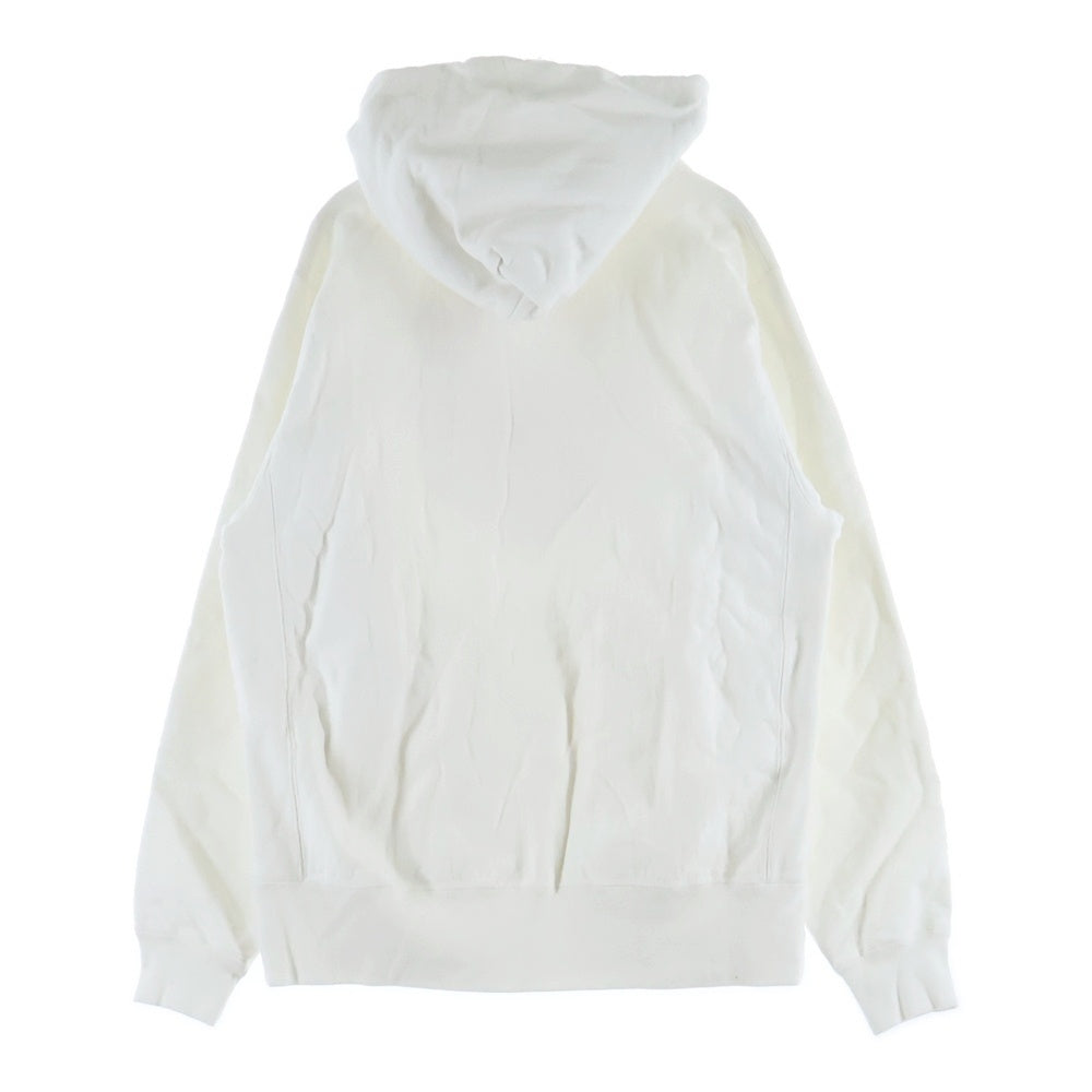 HUMAN MADE(ヒューマンメイド) HEAVY WEIGHT HOODIE フロントロゴプリント ヘビーウェイト プルオーバーパーカー フーディー ホワイト HM28CS046