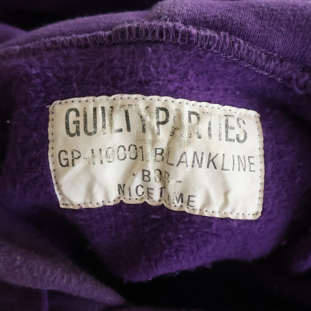 WACKO MARIA(ワコマリア) HEAVY WEIGHT PULLOVER HOODED SWEAT SHIRT フロントロゴプリント ヘビーウェイト プルオーバーパーカー フーディー パープル