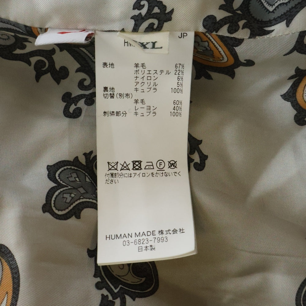 HUMAN MADE(ヒューマンメイド) 24AW Reunion Jaket レギュレーション ジャケット ブラック HM28JK019