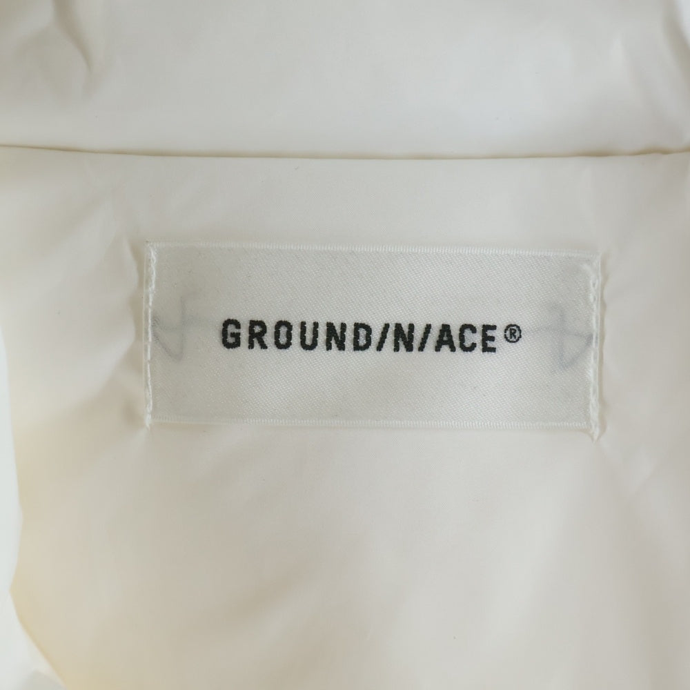 NO BRAND(ノーブランド) GROUND/N/ACE Down Jaket ダウンジャケット ホワイト 818210119