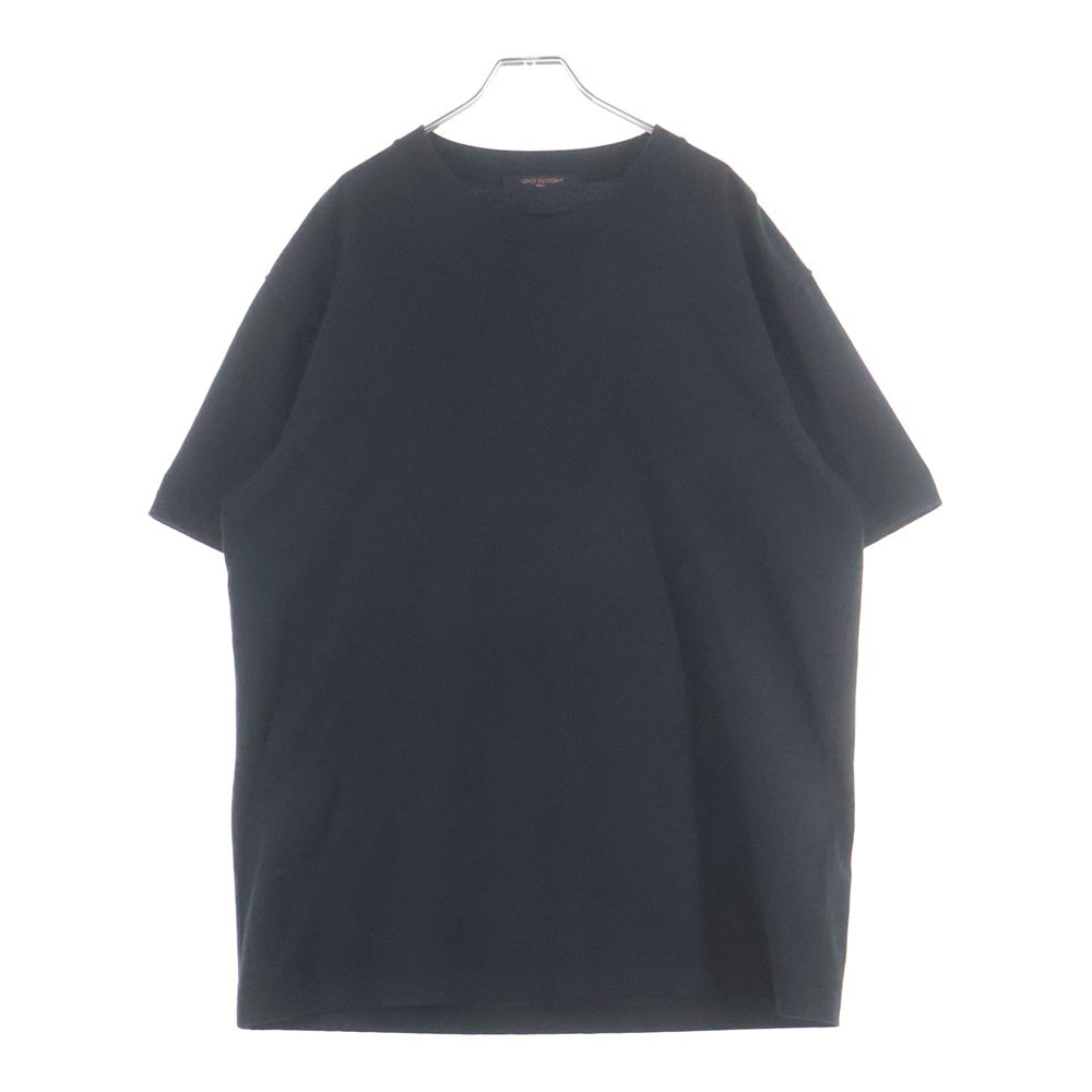 LOUIS VUITTON(ルイヴィトン) 25SS エンボスLV クルーネック 半袖Tシャツ カットソー ブラック RM251Q DT3 HNY55W