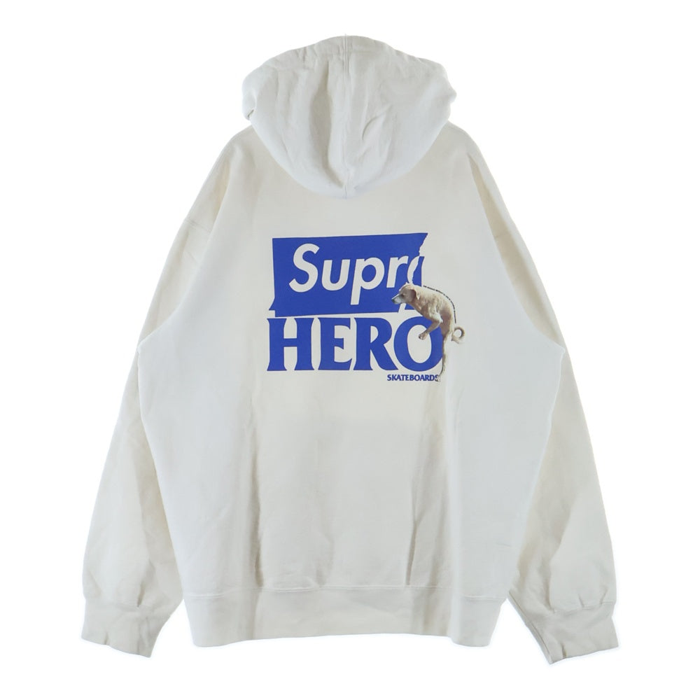 SUPREME(シュプリーム) 22SS×ANTIHERO Sweat Hooded アンタイヒーロー プルオーバー スウェットパーカー ホワイト