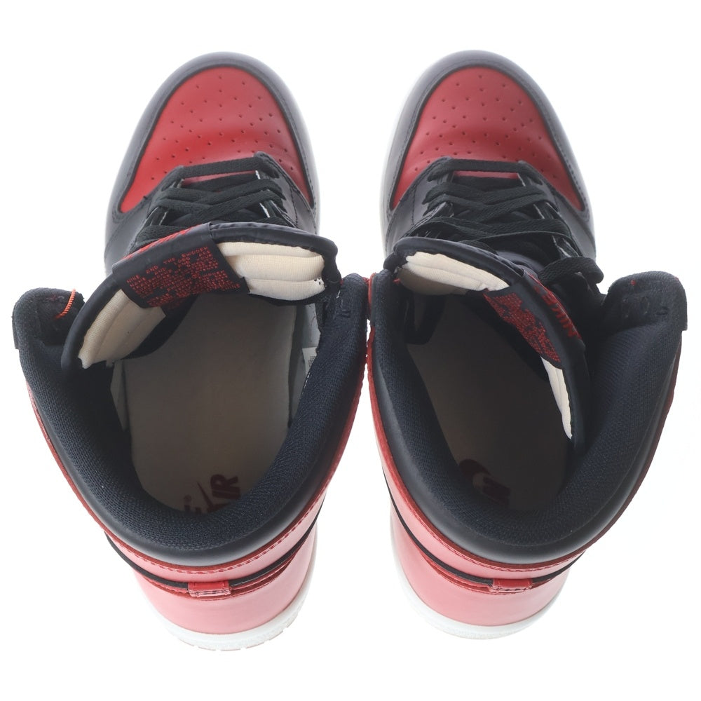 NIKE(ナイキ) Air Jordan 1 High 85 Bred エアジョーダン1 ハイ 85 ブレッド ハイカットスニーカーシューズ US10.5/28.5cm ブラック/レッド HV6674-067
