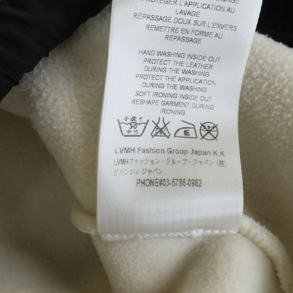 GIVENCHY(ジバンシィ) Shearling Zipped Jacket ロゴラバー シアリングジップジャケット フーディー ホワイト BM006A308X